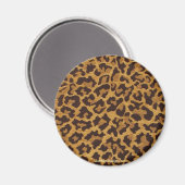Rockabilly luipaardprint cadeaus en verzamelobject magneet (Voorkant / Achterkant)