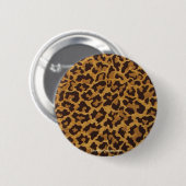 Rockabilly luipaardprint cadeaus en verzamelobject ronde button 5,7 cm (Voorkant /achterkant)