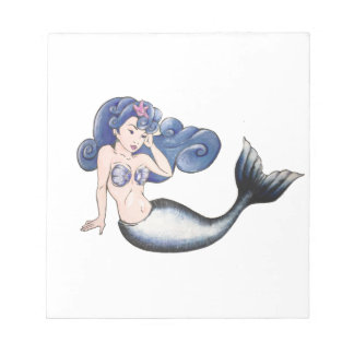 Rockabilly Mermaid Notitieblok