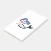 Rockabilly Mermaid Post-it® Notes (Schuin)