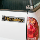 Rockabilly-muziek Bumpersticker (Op Truck)