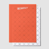 RockaBilly orange vellum papers Vellum Uitnodigingen (Offset (Uitnodiging))