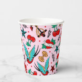 Rockabilly papieren bekers (Achterkant)