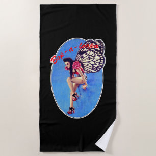 Rockabilly Pin-up Beach Towel Strandlaken
