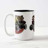 Rockabilly Pinup Meisje Koffie Mok (Links)