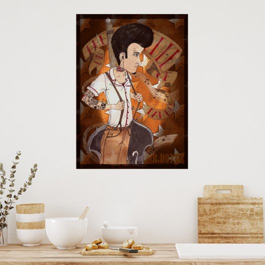 Rockabilly Poster (Keuken)