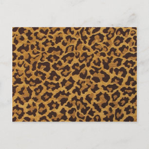 Rockabilly rab Leopard Print Gifts & Collectibles Briefkaart