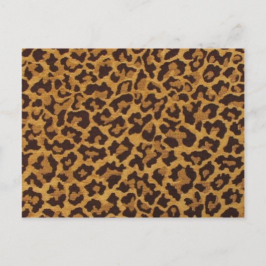 Rockabilly rab Leopard Print Gifts & Collectibles Briefkaart (Voorkant)