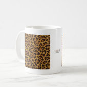Rockabilly rab Leopard Print Gifts & Collectibles Koffiemok (Voorkant links)