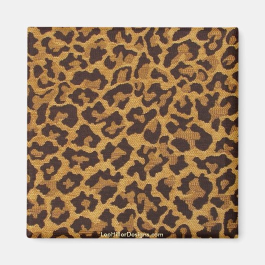 Rockabilly rab Leopard Print Gifts & Collectibles Magneet (Voorkant)