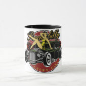 Rockabilly RatRod Coffee Mok (Midden)