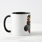 Rockabilly RatRod Coffee Mok (Links)