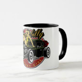 Rockabilly RatRod Coffee Mok (Voorkant rechts)