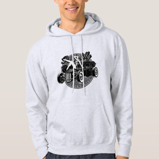 Rockabilly RatRod Hoodie (Voorkant)