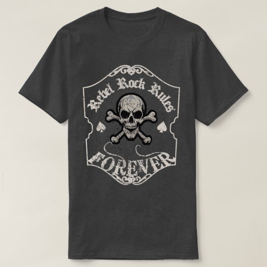 ROCKABILLY REBEL T-SHIRT (Design voorkant)