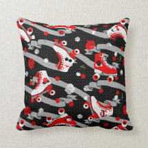 Rockabilly Retro Roller Skating Pattern