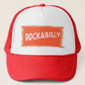 RockaBilly scheurde trucker hoed Trucker Pet (Voorkant)