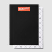 RockaBilly scheurde zwarte vellum papieren Uitnodigingen (Offset (Uitnodiging))