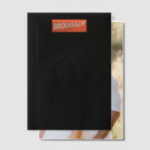 RockaBilly scheurde zwarte vellum papieren Vellum Uitnodigingen (Offset (Koppel))