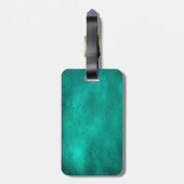 Rockabilly Skulls Pattern Bagagelabel (Achterkant verticaal)