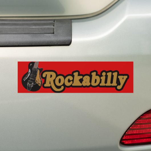 Rockabilly-stijl Bumpersticker (Op auto)