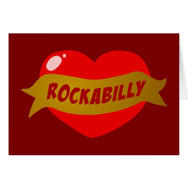 Rockabilly Tattoo Heart (Voorkant Horizontaal)