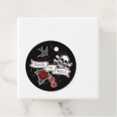 Rockabilly Tattoo Musicus Bedankjes Labels (In situ)