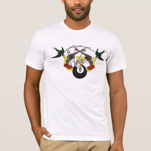 Rockabilly Tattoo T-shirt (Voorkant)
