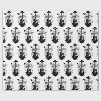 Rockabilly-verpakking, cadeau met Johnny Cash-them Cadeaupapier