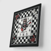Rockabilly Vierkante Klok (Hoek)