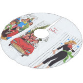 rockabilly vintage kerstboomrok kerstboom rok (Gekanteld)