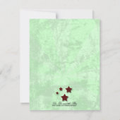 Rockabilly Wedding, 4.25x5.5 verloving Kaart (Achterkant)