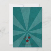 Rockabilly Wedding, 4.5x6.25 behalve de datum Save The Date (Achterkant)