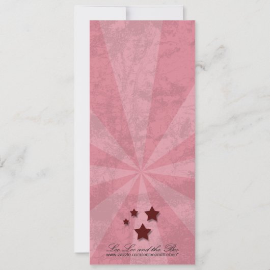 Rockabilly Wedding, 4x9.25 behalve de datum Save The Date (Achterkant)