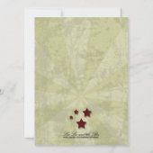 Rockabilly Wedding, 5.5x7.5 Bewaar de datum Save The Date (Achterkant)