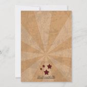 Rockabilly Wedding, 5x7 verloving Kaart (Achterkant)