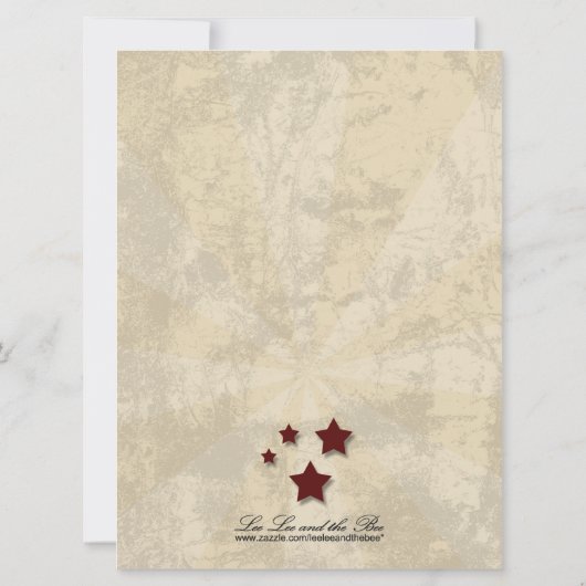 Rockabilly Wedding, 6.5x8.75 behalve de datum Save The Date (Achterkant)