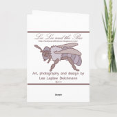 Rockabilly Wedding, bewaar de datum Aankondiging (Achterkant)