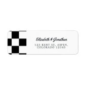 Rockabilly Wedding Etiket (Voorkant)