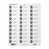 Rockabilly Wedding Etiket (Full Sheet)