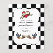 Rockabilly Wedding Invitation