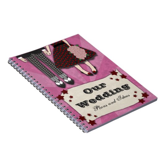 Rockabilly Wedding, laptop Notitieboek (Rechterzijde)