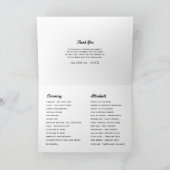 Rockabilly Wedding Programma (Binnen)