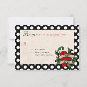 Rockabilly Wedding RSVP (Voorkant)