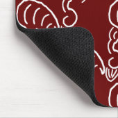 ROCKABILLY YELL (CRIMSON) MUISMAT (Hoek)