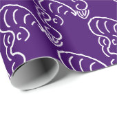 ROCKABILLY YELL (VIOLET) CADEAUPAPIER (Rol Hoek)