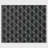 ROCKABILLY YELL (ZWART) CADEAUPAPIER (Vlak)