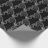 ROCKABILLY YELL (ZWART) CADEAUPAPIER (Hoek)