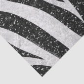 Rockabilly Zebra Print Tissue Paper Tissuepapier (Detail)