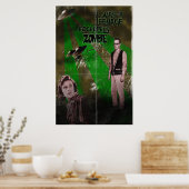 Rockabilly Zombie Poster (Keuken)